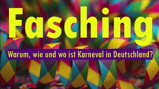 Fasching 👺🍬  warum wie amp wo Karneval in Deutschland ist [upl. by Spiegelman472]