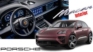 2024 Electric Porsche Macan 4 and Turbo Interior Cabin [upl. by Luhar]