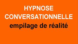 Hypnose conversationnelle technique dempilage de realité [upl. by Ashlen40]