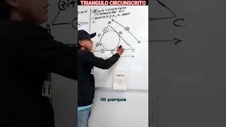 🎑TRIÁNGULO CIRCUNSCRITO🎑 mateciencias [upl. by Colet]