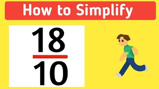 How to Simplify the Fraction 1810  1810 Simplified As a Mixed Number [upl. by Starla]