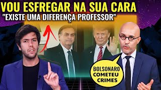 MANDOU NA LATA Caio ESFREGA NA CARA DE PROFESSOR ESQUERDISTA TODA VERDADE [upl. by Zuliram104]