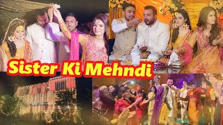 Sister Ki Mehndi  Mehndi Dance💃  Samina Dulhan Se Zayada Tyar Hu Gyi😱 [upl. by Marasco]