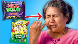 Mexican Moms try the most EXTREME Sour Candy [upl. by Debbra]