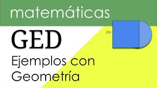 GED Ejemplos de Geometría  Matemáticas [upl. by Dnalyag]