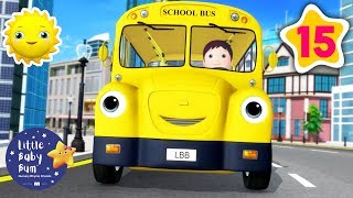 Wheels On The Bus  Part 16  Nursery Rhymes for Kids  Little Baby Morning [upl. by Yauqaj]