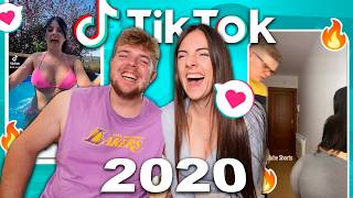 REACCIÓN A NUESTROS PRIMEROS TIKTOKS EN PAREJA 😱 VERGÜENZA [upl. by Anrev]