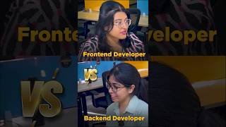 FrontEnd Developer vs BackEnd Developer shorts simplilearn [upl. by Eniac]