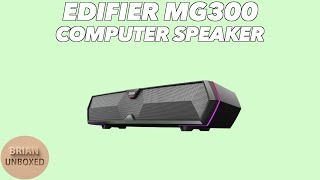 Edifier MG300 Computer Speaker  Full Review amp Audio Samples [upl. by Narton]