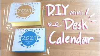 DIY Desk Calendar  3 methods  Printable Pattern 2025 updated [upl. by Leia]