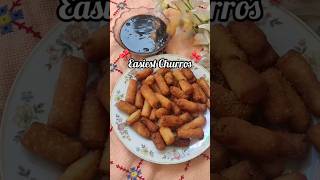 Easiest Churros 🌸 trending food shorts pakistanirecipe churros [upl. by Ahsiatal]