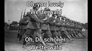 Westerwaldlied  German Marching Song [upl. by Retep]