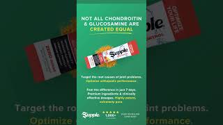 Chondroitin amp Glucosamine Supplements Are Not All Equal  Supple Drink shorts fitness fyp health [upl. by Eenhat]