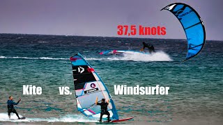 Slalom Windsurfing Tarifa  Quarrels with Kiters [upl. by Beitch]