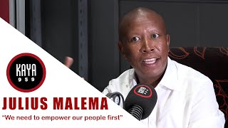 EFF Leader Julius Malema on the EFF manifesto free education and President Cyril Ramaphosa [upl. by Ocirne]