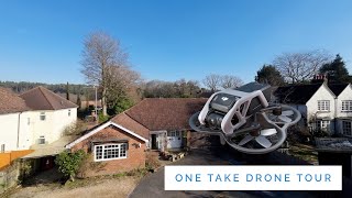 SOLD  FPV drone one take fly through house tour  Columbine Cottage Grayshott [upl. by Ydur]