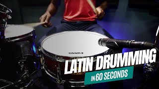 Latin Drumming  Mozambique in 60 Seconds [upl. by Dnalon]