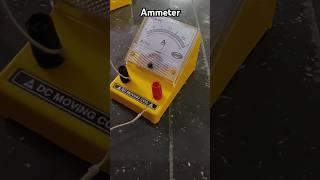 Ammeter is used to measure current science physics experiment ammeter shorts ytshorts [upl. by Enilauqcaj529]