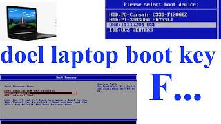 doel laptop boot menu key [upl. by Entruoc]