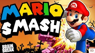 🎃 Mario Smash Halloween 🎃 Brain Break  Just Dance  Danny Go [upl. by Ryter]