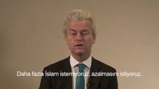 Geert Wilders tells Turks Turkey not welcome in Europe [upl. by Esau590]