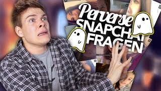 PERVERSE SNAPCHAT FRAGEN  FragJosef [upl. by Ellenrad]