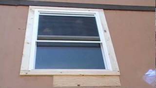 Remove Replacing amp installing replacement aluminum window with vinyl windows  tax refund [upl. by Comfort]