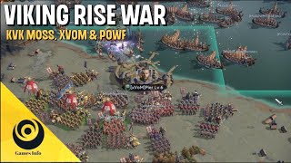 VIKING RISE WAR KVK xVoM MoSs amp POWF  VIKING RISE [upl. by Wolgast470]