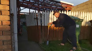 How to change rotten post on a wooden gate Easy DIY [upl. by Elissa998]