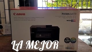 Canon PIXMA G4170  UNBOXING amp PRIMERAS IMPRESIONES  ¿vale la pena  Futuro Tech [upl. by Ojahtnamas]