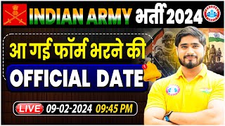 Indian Army भर्ती 2024 Army Official Update Army Online Form Age Limit Info By Dharmendra Sir [upl. by Undis]