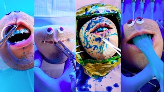 Every Mr Kiwi Ever PART 2  Emergency Fruit Surgery  Discount Dentist  Food Surgery Compilation [upl. by Kristopher]