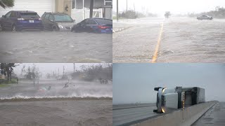 Storm Surge Overtakes Parts Of Cape Coral FL  9282022 [upl. by Julissa]