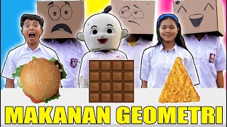 PILIH KARAKTER MUKA KARDUS SESUAI MAKANAN GEOMETRI [upl. by Jewell]