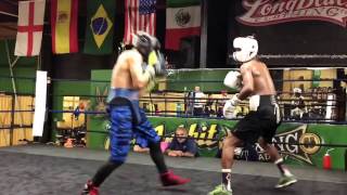 Top amateur boxers sparring NO JOKE SKILLS  EsNews boxing [upl. by Oca]