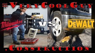 Milwaukee PACKOUT VS Dewalt TOUGHSYSTEM  Tool Box Torture Test [upl. by Mattias457]