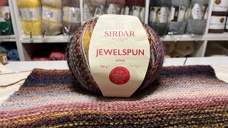 Sirdar Jewelspun Yarn Review My Knit Super Scarf [upl. by Ephraim125]