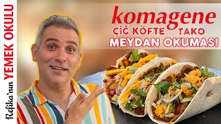 Komagene Çiğ Köfte Taco Challenge Meydan Okuması 🌮 Evde Yarı Fiyatına Çiğ Köfte Taco Tarifi [upl. by Aurore]