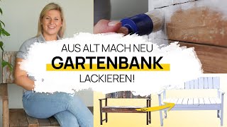 Gartenbank streichen so einfach gehts mit STO FARBEN [upl. by Eyak]