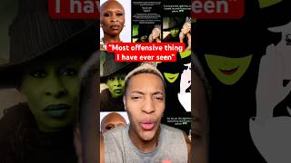 This movie poster drama is unserious Wicked cynthiaerivo arianagrande [upl. by Ahsinal]