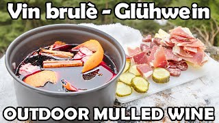 Vin brulè OUTDOOR Glühwein Mulled Wine recipe [upl. by Annahc498]