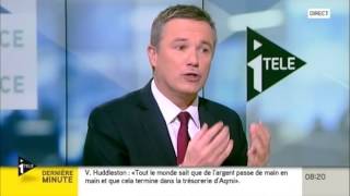 Nicolas Dupont Aignan votera contre Mariage Pour Tous pour questions de valeurs 080213 ITELE [upl. by Yelmene]