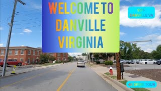 DRIVING DOWNTOWN DANVILLE VA  EXPLORING THE CITYTOWN OF DANVILLE VIRGINIA 2022 [upl. by Steinke]