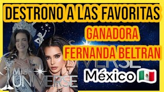 Ganadora Miss Universe México 2024 Fernanda Beltran de Sinaloa felicitaciones 👑 [upl. by Saucy]