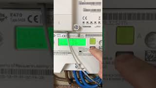 How to read electric smart meter  Landis Gyr E470 Type 5424 Eon [upl. by Alpert]