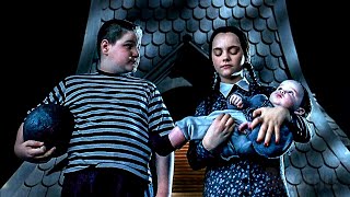 Wednesday gets rid of her baby brother  Addams Family Values  CLIP [upl. by Scuram]