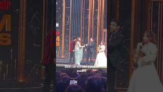 Ramsha Khan And Ahad Raza Mir Won The Best On Screen Couple Award on Hum Tv Awards [upl. by Juback201]