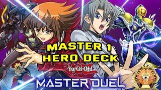 The BEST HERO DECK In YuGiOh Master Duel To PUNISH THE META [upl. by Sirhc]