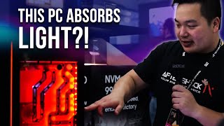 This Gaming PC absorbs light [upl. by Elleinad]