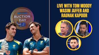 Auction day LIVE  With Tom Moody and Wasim Jaffer [upl. by Ahens]